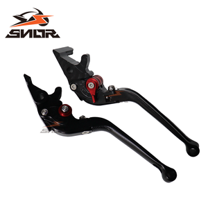 Palancas de embrague de freno cortas de aleación de aluminio Universal SNOR, palanca de freno de motocicleta Cnc para accesorios de Scooter Vespa - Product Image 1
