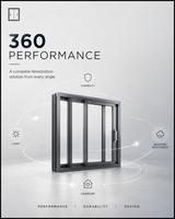 Ventana Corredera Horizontal de Vidrio Templado con Doble Acristalamiento y Marco de Aluminio Europeo Moderno con Rotura de Puente Térmico, Tamaño Personalizado Directo de Fábrica