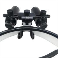 Loupe binoculaire chirurgicale Kepler 6.0X à tête articulée pour dentisterie, ORL, chirurgie générale, microchirurgie, vétérinaire, en plastique