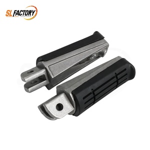 Repose-pieds avant de moto en aluminium et caoutchouc gauche et droit compatibles avec Yamaha YZF <span class=keywords><strong>600</strong></span> R6 1998-2010 FZS <span class=keywords><strong>600</strong></span> <span class=keywords><strong>Fazer</strong></span> 1998-2004 - Product Image 4