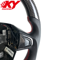 Volant sport en cuir et fibre de carbone personnalisé, compatible avec Renault Megane Mk3 RS Trophy, Clio IV RS, Megane III RS