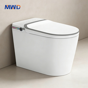 <span class=keywords><strong>WC</strong></span> intelligent MWD OEM&ODM à poser au <span class=keywords><strong>sol</strong></span> avec réservoir intégré, lampe d'ambiance dynamique, toilettes électriques pour salle de bain et hôtel - Product Image 1