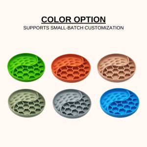 Manufacturer Wholesale <b>Silicone</b> Slow Feeder Dog Lick <b>Mat</b> Round - Product Image 5