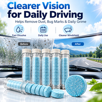 Tablettes de lave-glace concentrées OEM à dissolution rapide, nettoyant solide pour vitres pour le detailing automobile
