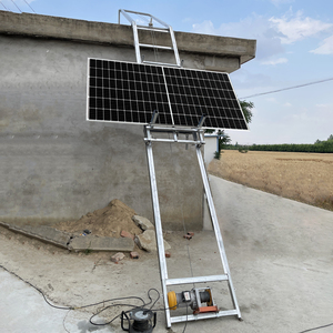 ง่ายต่อการยกบันไดเหล็กชุบสังกะสีลิฟท์บันไดแผงโซลาร์เซลล์สำหรับแผ่นโครงสร้างแผงหลังคายกระดับ - Product Image 1