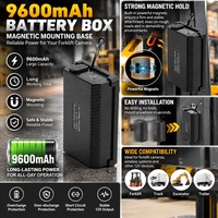 Kabelloses Wasserdichtes IP69K Gabelstapler-Rückfahrkamerasystem mit Magnetfuß, 9600mAh Batteriekasten, Rückfahrkamera-Set für Lagerhallenfahrzeuge
