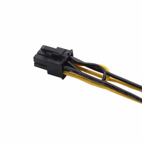 Cable de Alimentación SATA Personalizado de 6 Pines para Tarjeta de Video PCI Express, Arnés de Cables Adaptador, Conectores de Alimentación SATA de 15 Pines