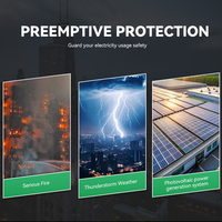 Dispositif de protection contre les surtensions DC SPD PV Type T2 500v 600v 1000v 275v 385v 20Ka 40ka Dispositif de protection contre les surtensions solaires pour système photovoltaïque
