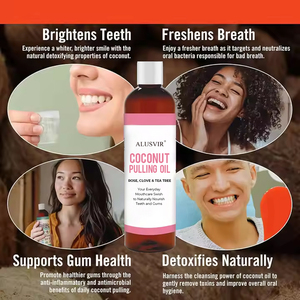 Huile <span class=keywords><strong>de</strong></span> <span class=keywords><strong>coco</strong></span> tirant bain <span class=keywords><strong>de</strong></span> bouche bain <span class=keywords><strong>de</strong></span> bouche naturel <span class=keywords><strong>sans</strong></span> <span class=keywords><strong>alcool</strong></span> haleine fraîche blanchiment des dents gomme santé soins bucco-dentaires marque privée - Product Image 2
