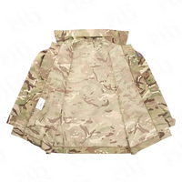 Tenue de Combat Tactique Camouflage Britannique en Gros : Chemise et Pantalon de Combat pour la Chasse et l'Entraînement en Extérieur (Jungle/Désert)