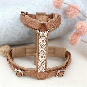 工場直送ペット用品カスタムボヘミアンデザインパーソナライズ通気性ファッション犬用ハーネス耐久性エコフレンドリー頑丈 - Product Image 1