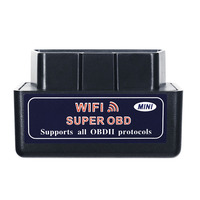 Herramienta de diagnóstico de coche Super Mini ELM327 V2.1, Bluetooth, Compatible con OBD2, escáner Wifi ELM 327 V1.5 en Android IOS, lector de código OBD II
