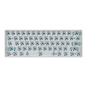 MATHEW TECH MK61, Teclado mecánico Rgb tipo C de buena calidad, Teclado mecánico inalámbrico blanco para juegos, Kit de teclado Diy de 2,4 Ghz - Product Image 1