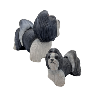 Bonita estatua de perro caniche en miniatura, MODELO DE Animal <span class=keywords><strong>Mini</strong></span>, escultura de coche, artesanías decorativas, figuritas de hadas, figurita, decoración del hogar - Product Image 4