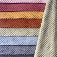 Tissu en velours FR imperméable personnalisé pour coussins, housse de canapé, tissu d'ameublement pour le salon, fabrication textile chinoise