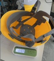 Casque de sécurité résistant aux chocs à bande réfléchissante à isolation à bord complet WEIWU