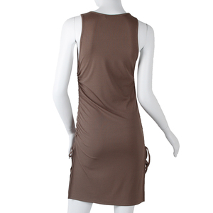 Venta al por mayor de <span class=keywords><strong>moda</strong></span> vestido de falda de algodón de las mujeres, ropa casual oem damas Vestido de manga larga - Product Image 2