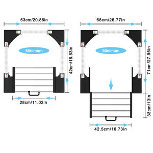 Kit de superposition pour lave-linge et sèche-linge, réglable, avec étagère de séchage escamotable, très vendu - Product Image 5