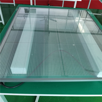 Écran en verre transparent de qualité supérieure, écran LED transparent, verre LED ultra fin transparent