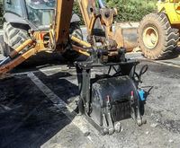 Aksesoris Excavator Road Planer, Kepala Penggiling Aspal, Cold Planer untuk Excavator 5 hingga 20 Ton, Penggilingan Permukaan Beton