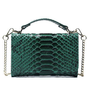 Sacs à main motif Crocodile pour femmes, pochette luxueuses en cuir, <span class=keywords><strong>sac</strong></span> à bandoulière à chaîne porté croisé, nouvelle collection - Product Image 5