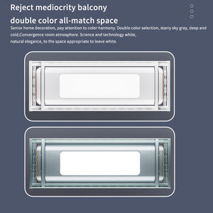 Support <span class=keywords><strong>de</strong></span> levage <span class=keywords><strong>de</strong></span> plafond intelligent français blanchisserie vêtements électriques automatisés balcon cintre en aluminium avec Logo personnalisé - Product Image 5