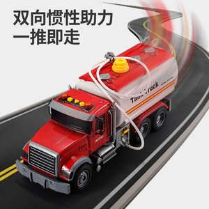 2024 nouveaux jouets peuvent pomper l'<span class=keywords><strong>eau</strong></span> enfants réservoir d'<span class=keywords><strong>eau</strong></span> camion ville Transport de pétrole pétrolier jouet sauvetage pompier voiture Coche De Juguete - Product Image 3