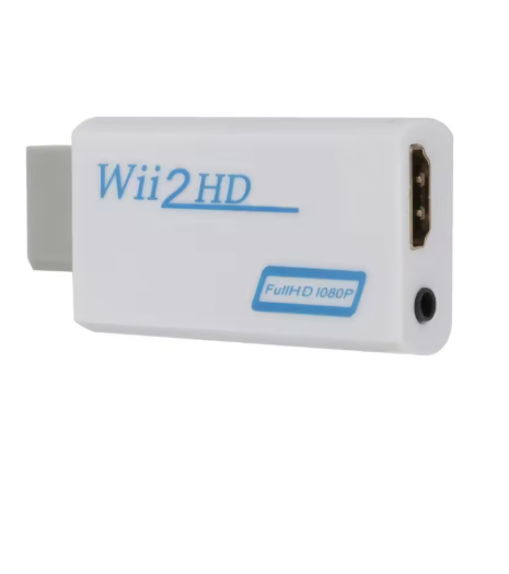 1080P Full HD Adapter Connector 3.5mm Video Audio for PC HDTV Monitor Wii2HDMI-Compatible Wii to HDMI-Compatible Converter