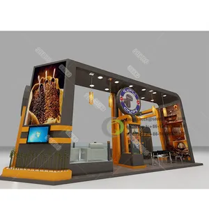 Modern retail fast food kiosk and shopping mall coffee kiosk juice bar design for sale