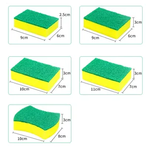 Eco Friendly Products 2023 Traditional Kitchen Cleaning Cellulose Sponge Multi Size Multi Size Cheap Dishe Scrubber