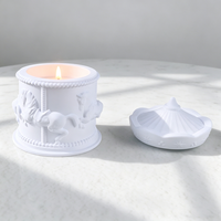 Diffuseur d'arômes écologique en céramique, chauffe-cire de soja, parfum artisanal pour la maison, longue durée, aromathérapie, désodorisant