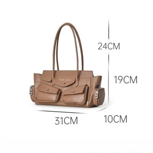 Luxury New Design Ladies High Quality <b>Handbag</b> New Collection Wholesale for Women PU Shoulder Zipper <b>Handbag</b> - Product Image 3