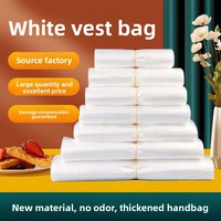 Sacs en plastique transparents, sacs de courses pour supermarchés, sacs d'emballage pour fruits et légumes, sacs à emporter pour le petit-déjeuner, vente en gros, approvisionnement en vrac