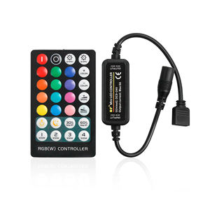 Yeni liste siyah kablosuz 28 anahtar DC konektörü 6A RF Mini RGB RGBW ışık şeridi için Led denetleyici - Product Image 1