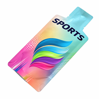 Impression personnalisée Mini échantillon Sachet de forme spéciale Gel énergétique Miel Liquide Forme Sachet Emballage Sac