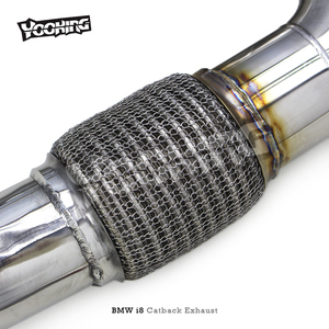 Silencieux Catback personnalisé pour <span class=keywords><strong>BMW</strong></span> <span class=keywords><strong>I8</strong></span> 1.5T 2014-2019 Performance Sport Car Système d'échappement Valvetronic en acier inoxydable avec contrôle - Product Image 3