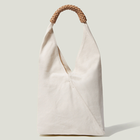Sac fourre-tout vintage en toile pour femme, personnalisable, avec petite pochette assortie, sac à bandoulière hobo pour le quotidien et le shopping