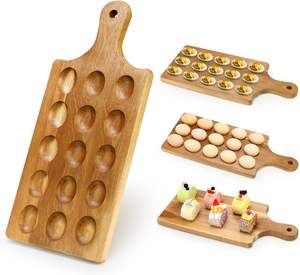 Wholesale <strong>Wooden</strong> <strong>Egg</strong> Holder Handmade Kitchen <strong>Wooden</strong> Placed Holder Storage <strong>Egg</strong> <strong>Tray</strong> - Product Image 1