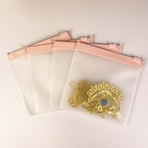 Sac à fermeture éclair en PVC givré personnalisé, sac de rangement pour bijoux et cosmétiques de voyage, logo imprimable - Product Image 4