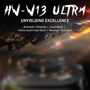 นาฬิกาอัจฉริยะ HW W13 Ultra รองรับการโทรผ่านบลูทูธ เล่นเพลงในเครื่อง รับข้อความ ตอบกลับด้วยเสียง ใช้งานได้ทุกฤดู ผลิตในประเทศจีน - Product Image 1