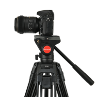 YITAI DA-50P 3- Fluid Drag Head 360 Panoramic Shooting Three-Dimensional Tripod Head Gimbal Stabilizer untuk Kamera DSLR