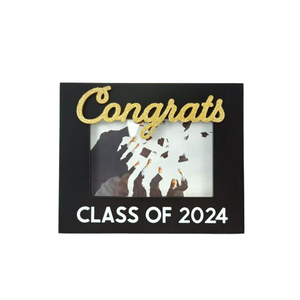 Marco de Fotos Decorativo de Madera para Fiesta de Graduación 2025 con Acabado Vintage y Diseño Gingersnap - Product Image 4