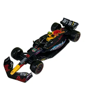 2023 RB19 마이애미 GP 라이센스 제품 부라고 2023-1:43 F1 (헬멧없이) 시뮬레이션 합금 자동차 모델 1 #11 #