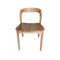 Chaise de salle à manger en bois massif de couleur personnalisée, empilable, pour jardin, événements extérieurs, fêtes, mariages, hôtels