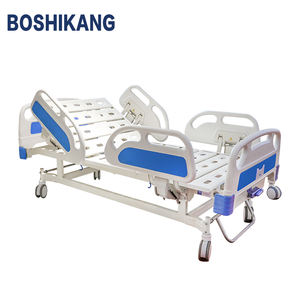 Lit d'hôpital manuel d'alimentation d'usine lit de soins infirmiers électrique à fonction unique avec ABS et acier/<span class=keywords><strong>meubles</strong></span> de civière en matériau métallique - Product Image 5