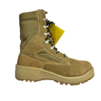 Nouvelles bottes de randonnée en daim et cuir de vache à lacets, résistantes à l'usure, légères, bottes tactiques, chaussures de marche pour hommes