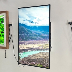 MJK LCD Ultra Thin FHD Wifi Wall Mounted Touchscreen Commercial LCD Advertising Display Retail <strong>Menu</strong> Board Manufacturer Supplier - Product Image 2