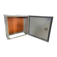 Boîtier de distribution en alliage d'aluminium, étanche IP55, boîtier métallique, panneau de commande électrique DP31 388x259x102.5mm