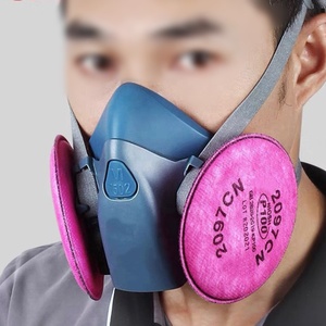 Respirador de máscara de gas 7502 <span class=keywords><strong>con</strong></span> filtros dobles 2097 <span class=keywords><strong>Filtro</strong></span> de máscara de media máscara <span class=keywords><strong>Filtro</strong></span> de máscara de protección de soldadura - Product Image 4