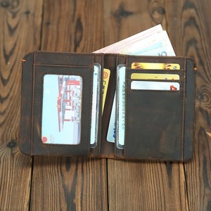 Ando Bag Vintage Genuine Cowhide Leather Bifold <b>Wallet</b> <b>for</b> <b>Men</b> Compact <b>Card</b> <b>Holder</b> - Product Image 4